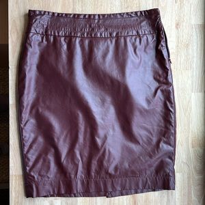 The Limited Faux leather pencil skirt